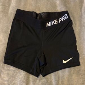 Nike Pro Women's Black Athletic Shorts